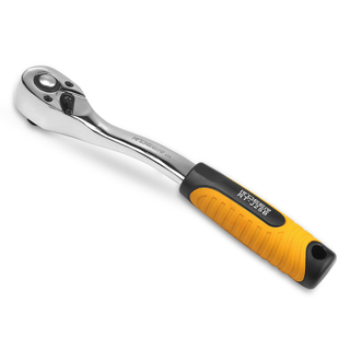 R'DEER 72-Tooth Auto-Release Ratchet Wrench Set (CR-V) - 1/4", 3/8", 1/2" Drive