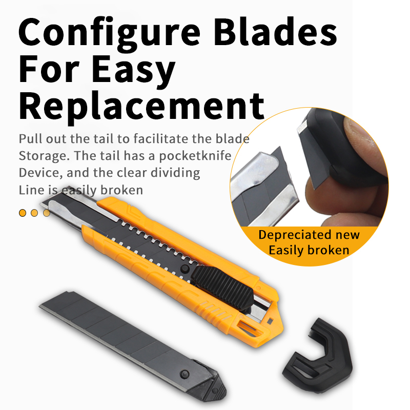 Premium Three-stage Retractable Utility Knife