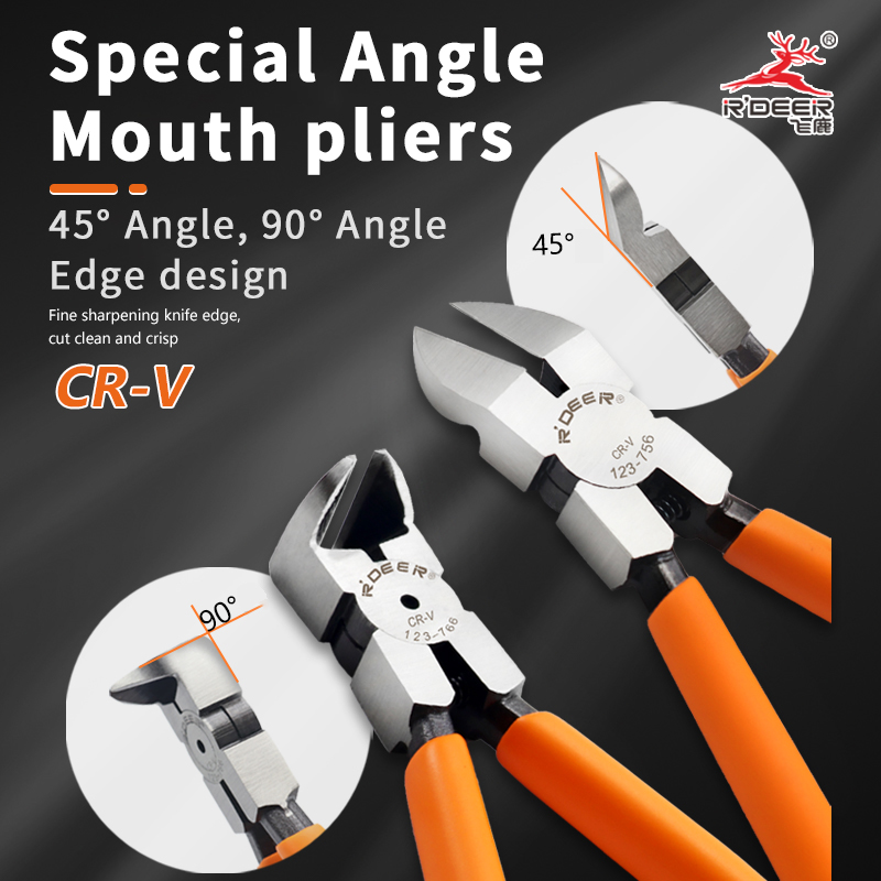 Professional-grade Water Pliers with 45° And 90° Angles