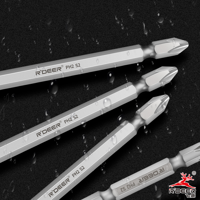 Double-Ended Magnetic Screwdriver Bits (S2 Steel) 