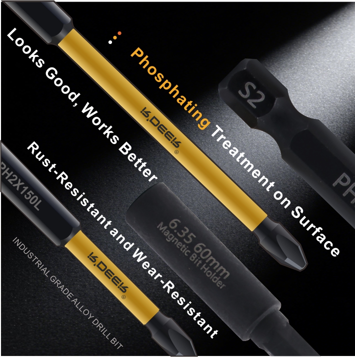 7-piece/10-piece Impact Screwdriver Bit Set