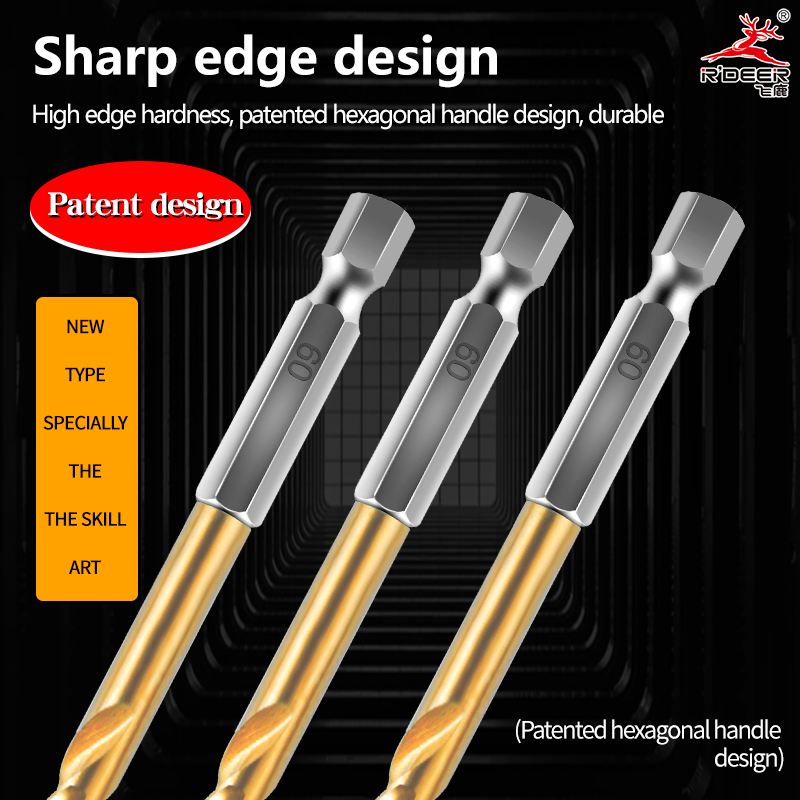 Drill Set, Hex Shank Twist Drill Set