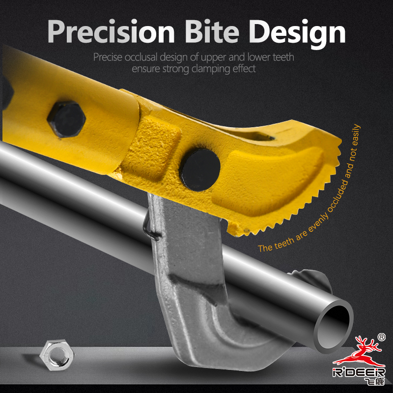 High-quality Steel Cable Pipe Wrench