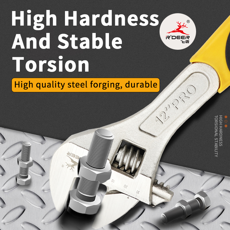 Nickel-iron Alloy Adjustable Wrench