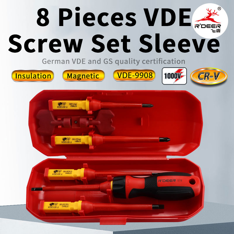 8-piece VDE Insulated Screwdriver Set