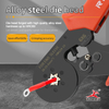 Self-adjusting European Terminal Crimping Pliers (quadrilateral, Hexagonal)