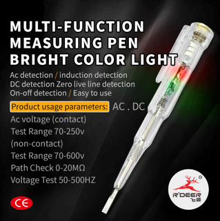 High-brightness Colorful Light Multifunctional Induction Voltage Tester