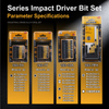 7-piece/10-piece Impact Screwdriver Bit Set