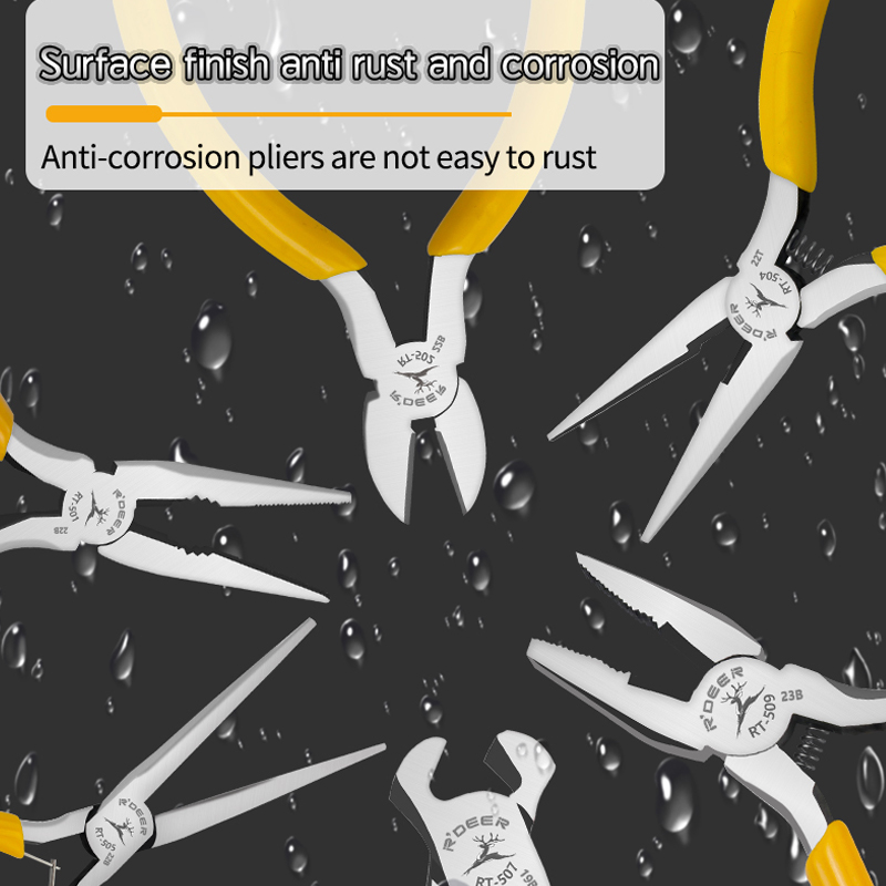 Mini Pliers Series Plastic-dipped Handle