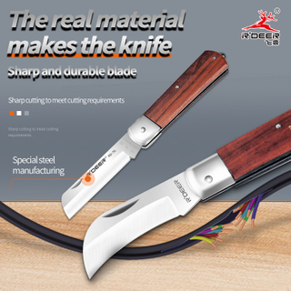 Cable stripping knife