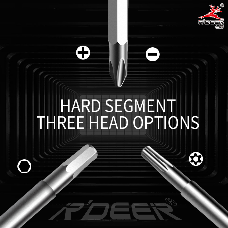 Oil-resistant Handle Dual-purpose Screwdriver, Phillips And Hexagon Dual-purpose Screwdriver