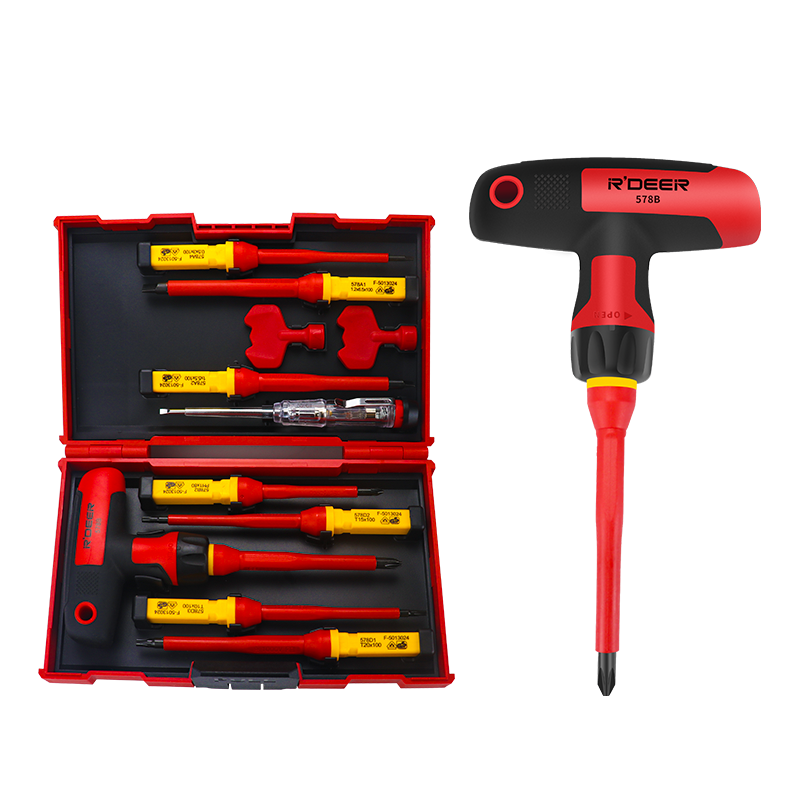 6/12-piece VDE Insulated Screwdriver Set