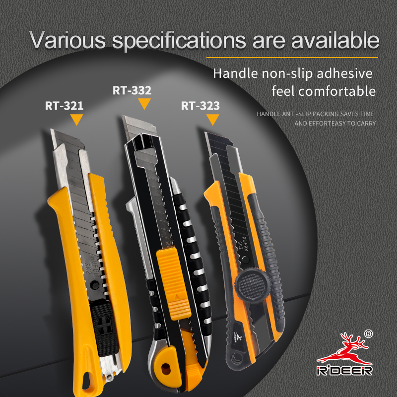 Premium Utility Knife、Dual-color handles, five-round firing