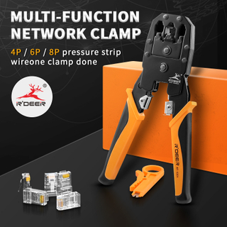 双色柄三用网络钳（4P/6P/8P）