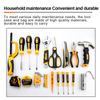 38-Piece Premium Household Tool Kit Set with Hard Case