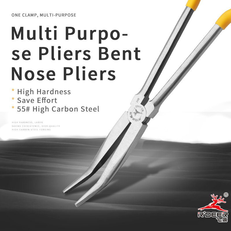 Long-handled Pointed And Bent-nose Pliers