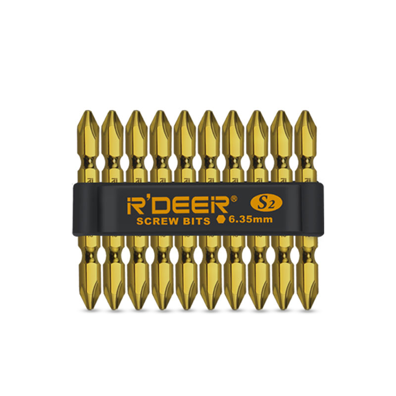 Golden Double-head Magnetic Screwdriver Bit