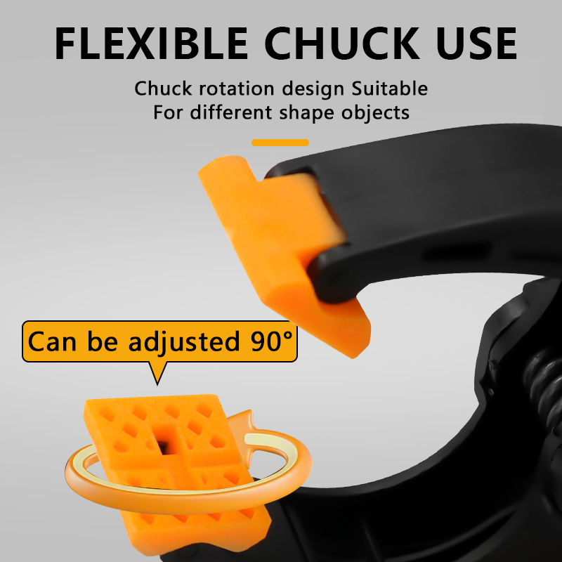 Heavy-duty Spring Clamp with Double-color Handles