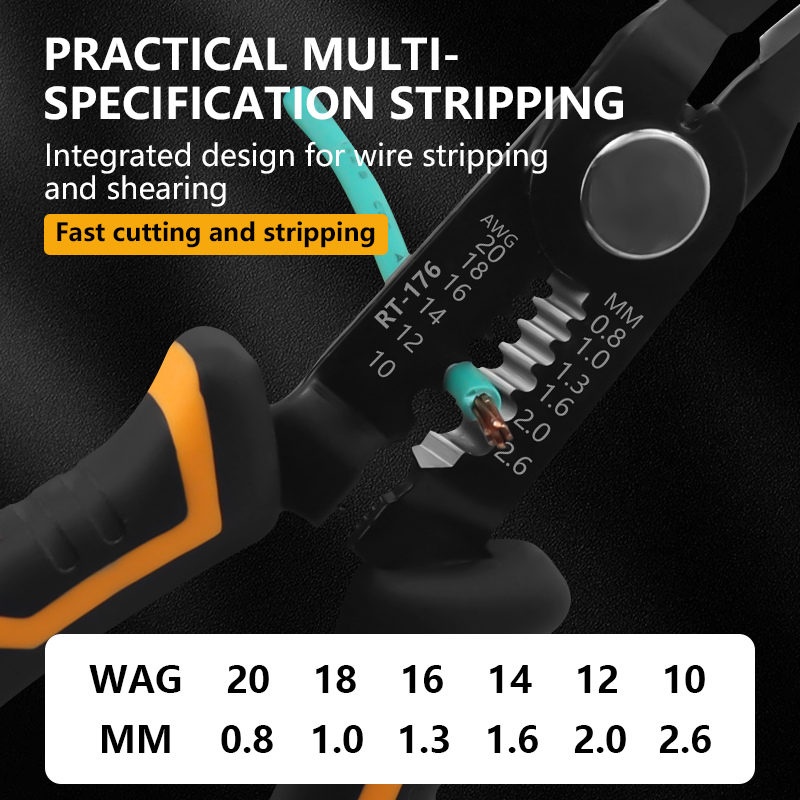 Multifunctional Wire Stripping And Cutting Pliers