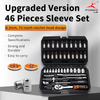 46-piece 6.3MM Metric Socket Set