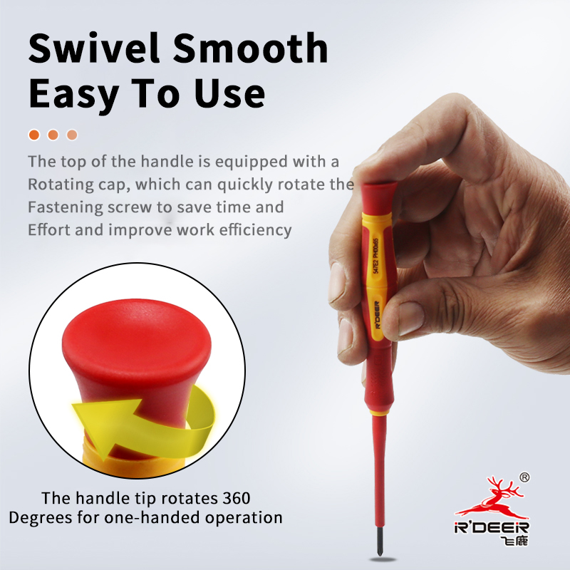 6-Piece VDE Precision Insulated Screwdriver Set