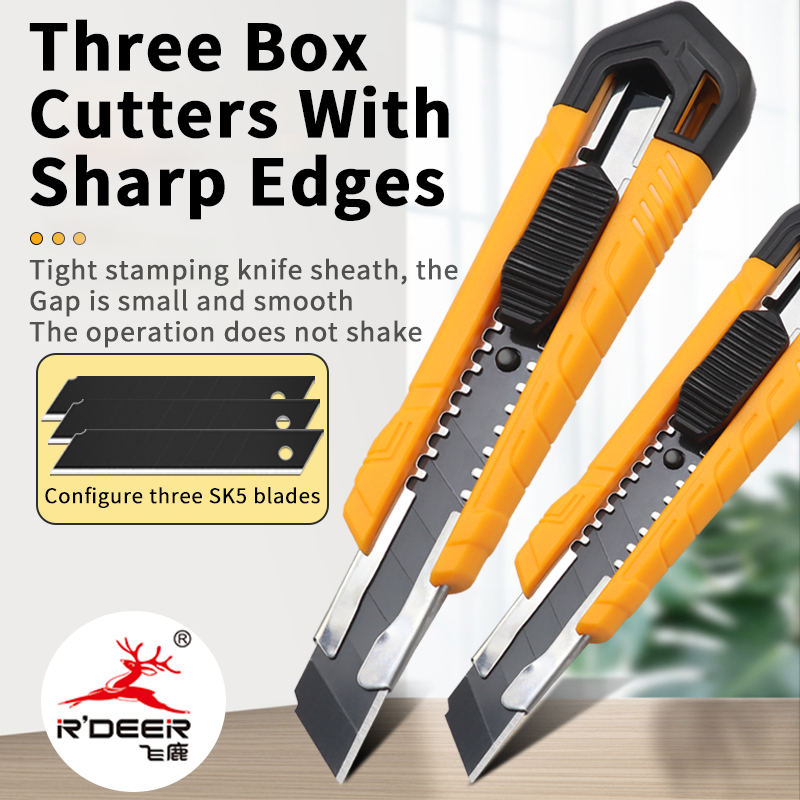 Premium Three-stage Retractable Utility Knife