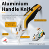 Aluminum Handle Folding Utility Knife, Aluminum Handle Heavy-Duty Utility Knife