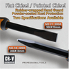 Octagonal Flat Steel Chisel with Plastic Handle & Octagonal Pointed Steel Chisel with Plastic Handle