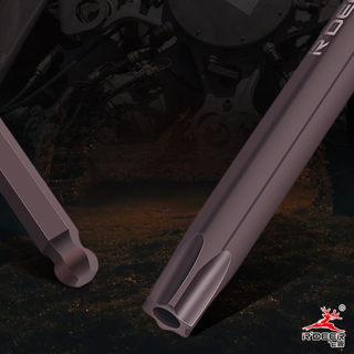 9PCS S2 Steel Hex Key & Torx Key Set - Ball End / Hole Design, Long/Extra Long Lengths