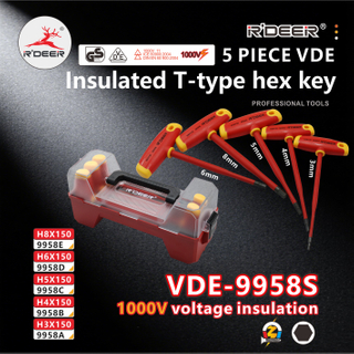VDE Insulated T-Type Hexagon Screwdrivers And Sets