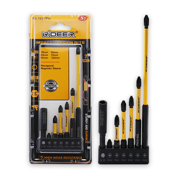 7-piece/10-piece Impact Screwdriver Bit Set