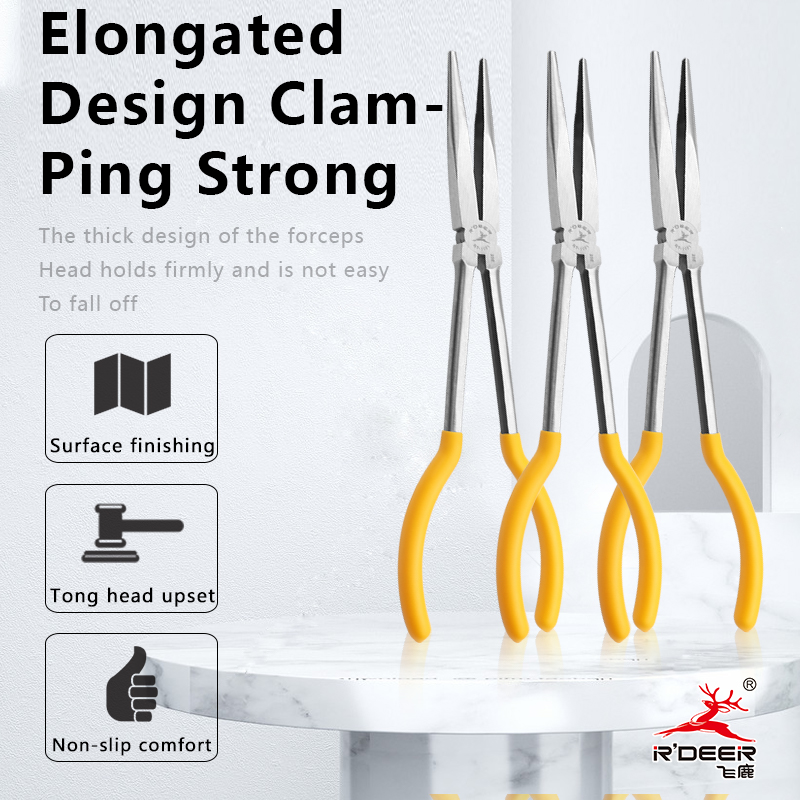 Long-handled Pointed And Bent-nose Pliers