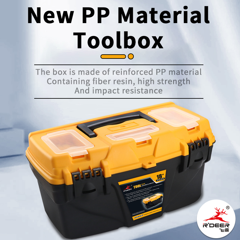 Double-layer Plastic Toolbox