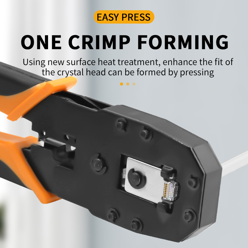 双色柄三用网络钳（4P/6P/8P）