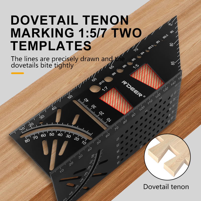 Multifunctional Aluminum Alloy Angle Ruler