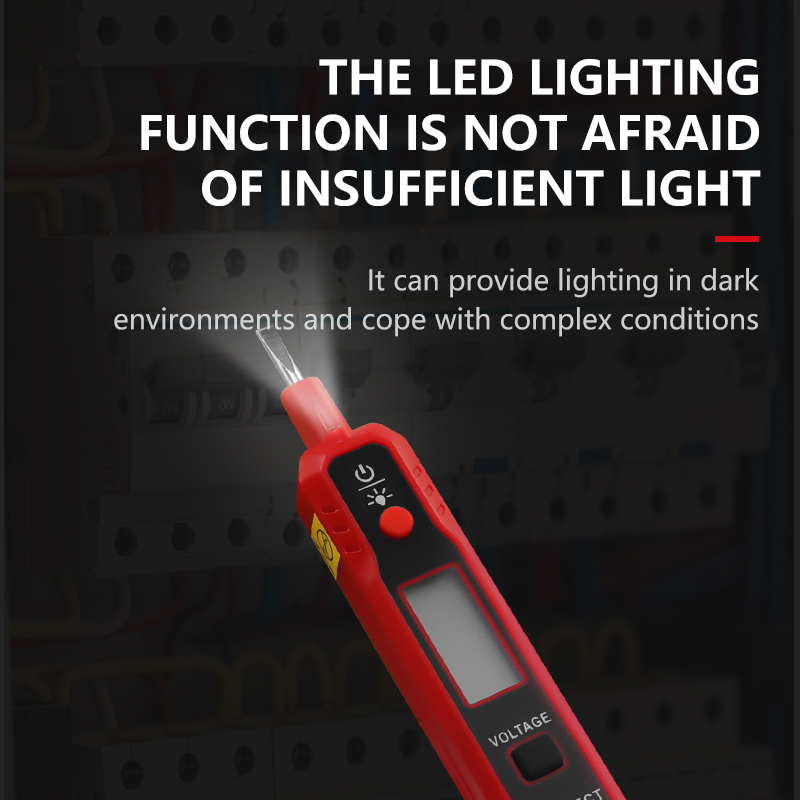 Digital Display Induction Multi-Function Voltage Tester