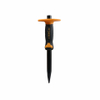 Octagonal Flat Steel Chisel with Plastic Handle & Octagonal Pointed Steel Chisel with Plastic Handle