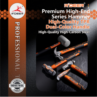 High-grade Plastic-coated Handle Claw Hammer, Ball-peen Hammer, Engineer's Hammer, Octagonal Hammer, Rubber Hammer