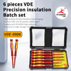 6-Piece VDE Precision Insulated Screwdriver Set