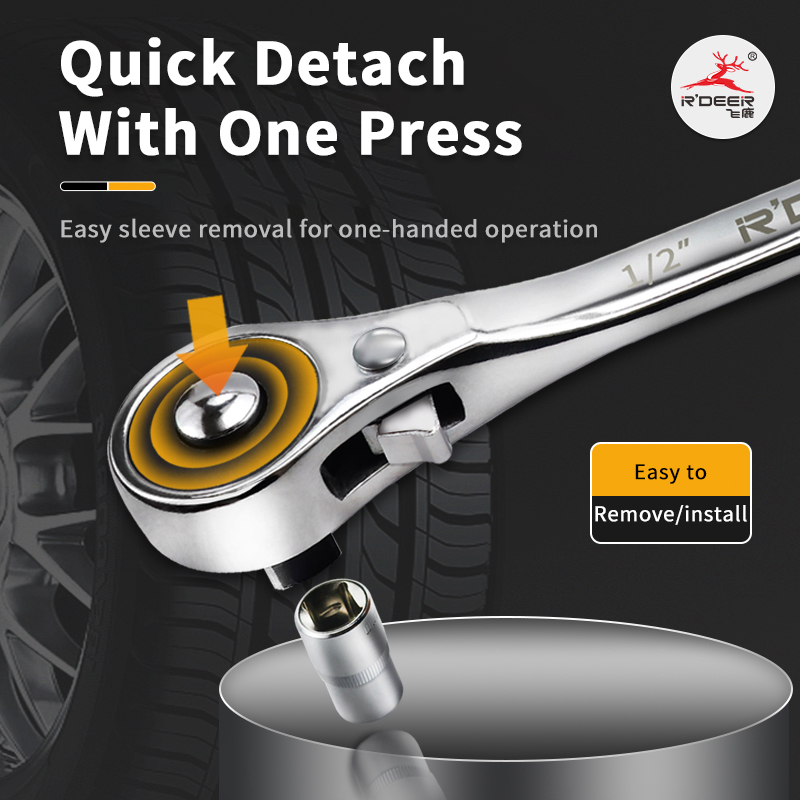 Quick Ratchet Wrench (straight Handle, Bent Handle)