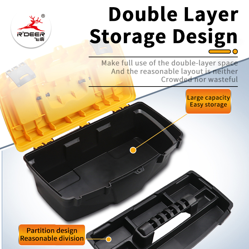 Double-layer Plastic Toolbox