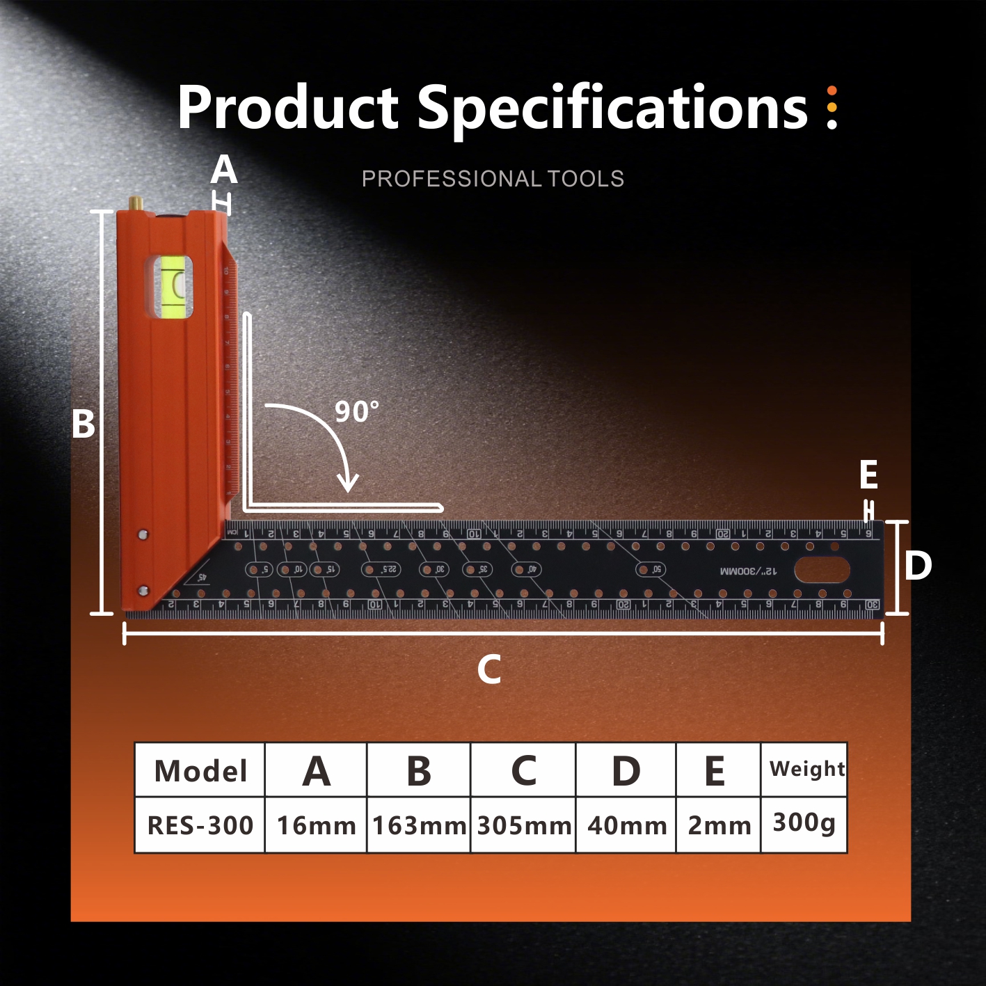 Multi-Angle All-Aluminum Try Square