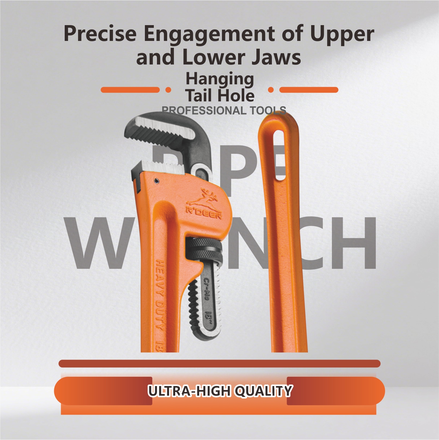 High-grade Heavy-duty Pipe Wrench