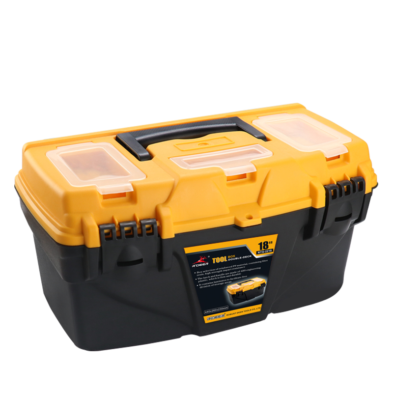 Double-layer Plastic Toolbox
