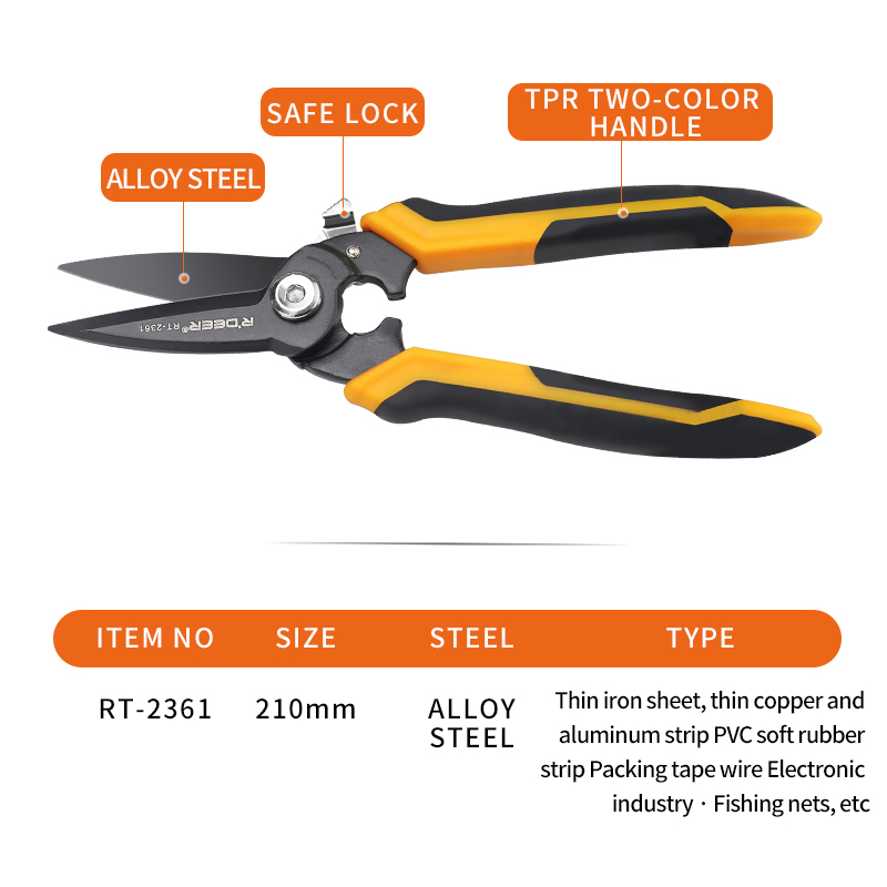 High-grade Alloy Industrial Scissors