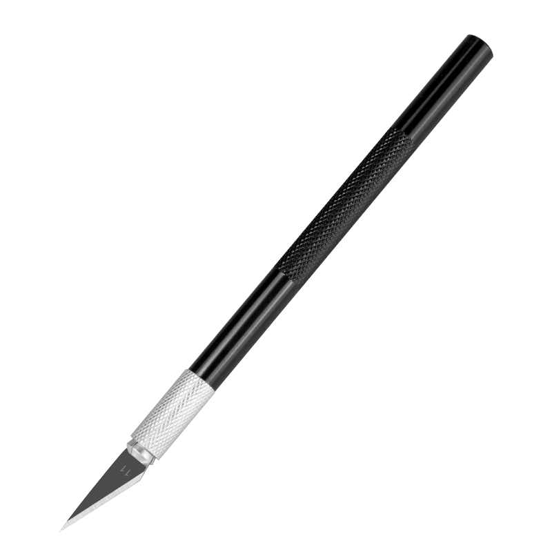 Carving Knife with Aluminum Handle (includes 5 Blades)