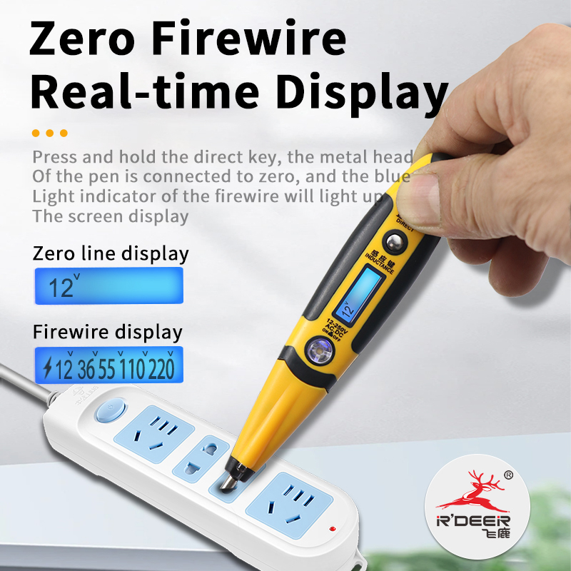 Multifunctional Voltage Tester with Light And Digital Display