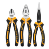 Yellow And Black Handle Steel Wire Pliers, Needle-nose Pliers, Diagonal Cutting Pliers