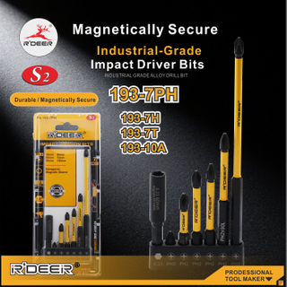 7-piece/10-piece Impact Screwdriver Bit Set