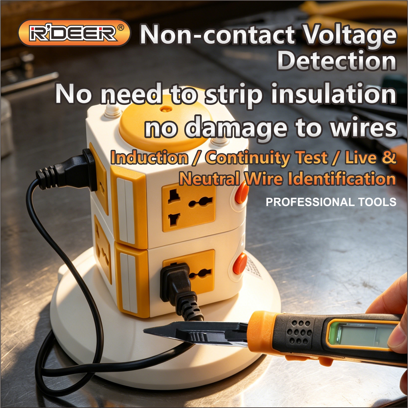 Multifunctional Wire Stripper with Voltage Tester